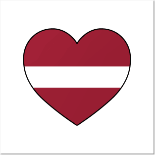 Heart - Latvia Posters and Art